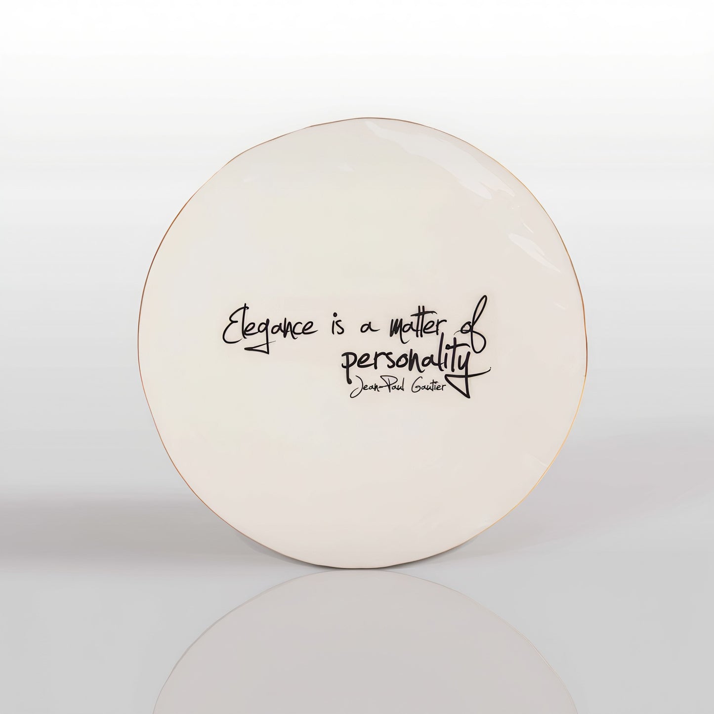 Designer Jean Paul Gaultier Large Quote Platter