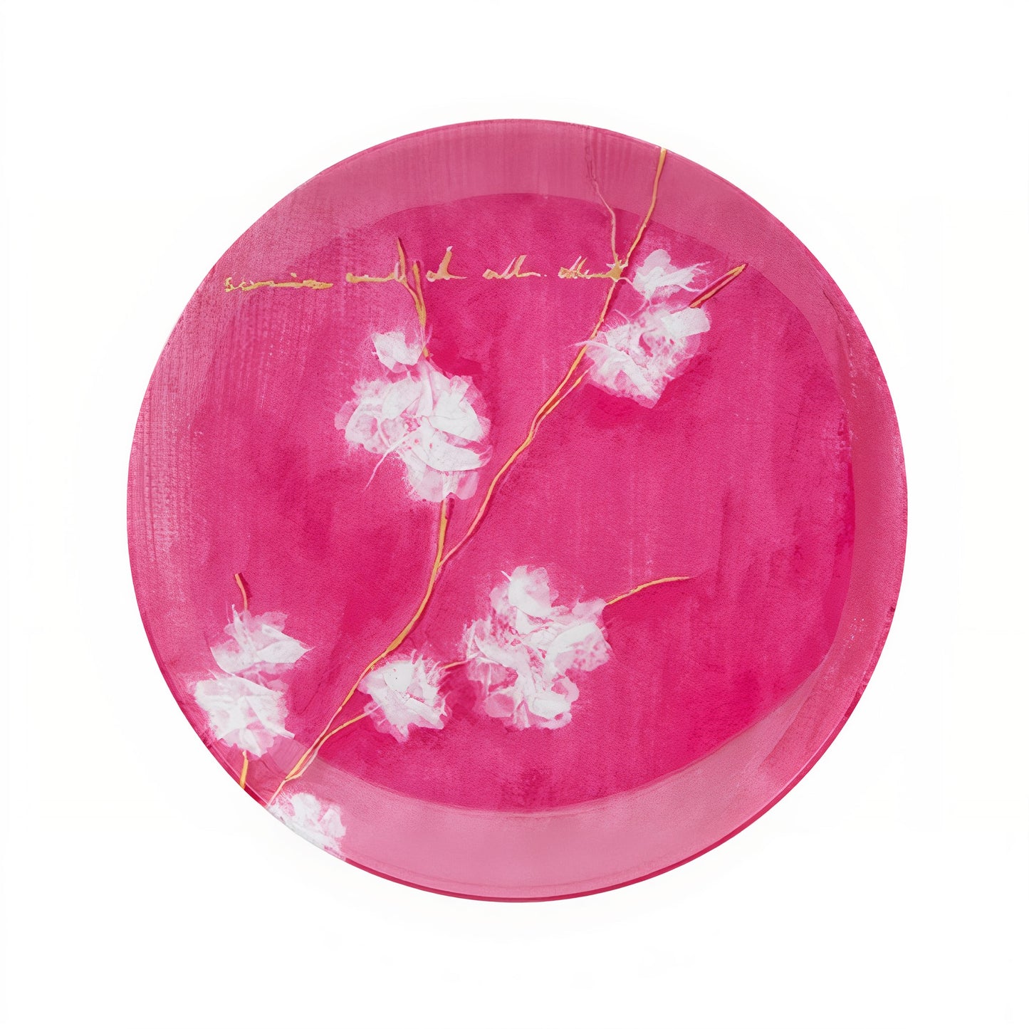 Vista Alegre Arigato Porcelain Bread & Butter Plate - Pink Floral Design