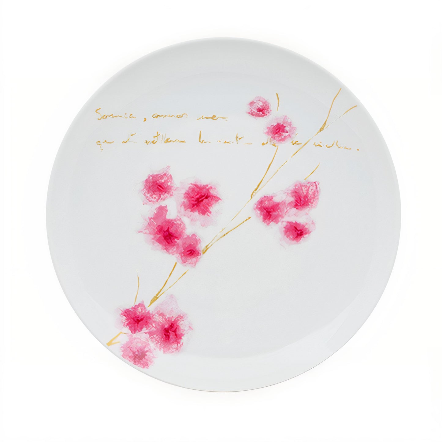 Floral Bread & Dinner Plate by Vista Alegre Arigato - White Porcelain