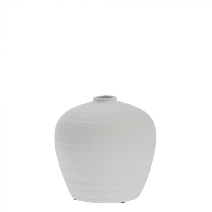 Scandinavian Small White Ceramic Vase