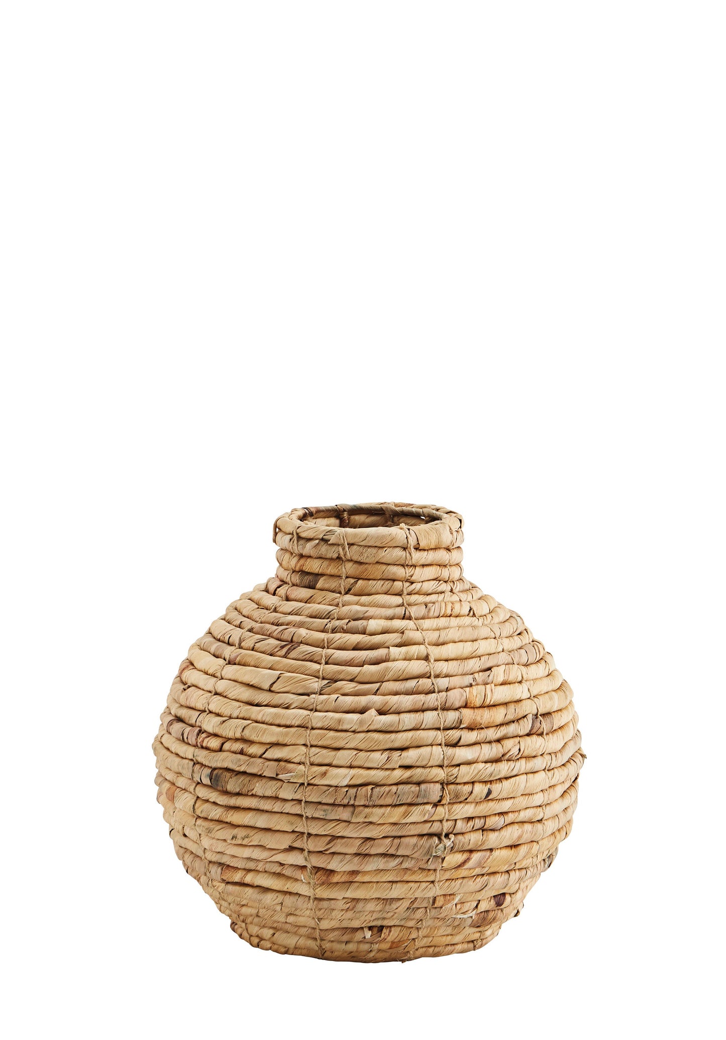 Handwoven Rustic Water Hyacinth Vase