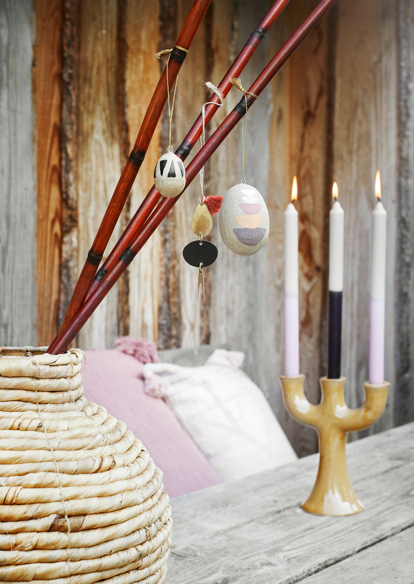 Handwoven Rustic Water Hyacinth Vase