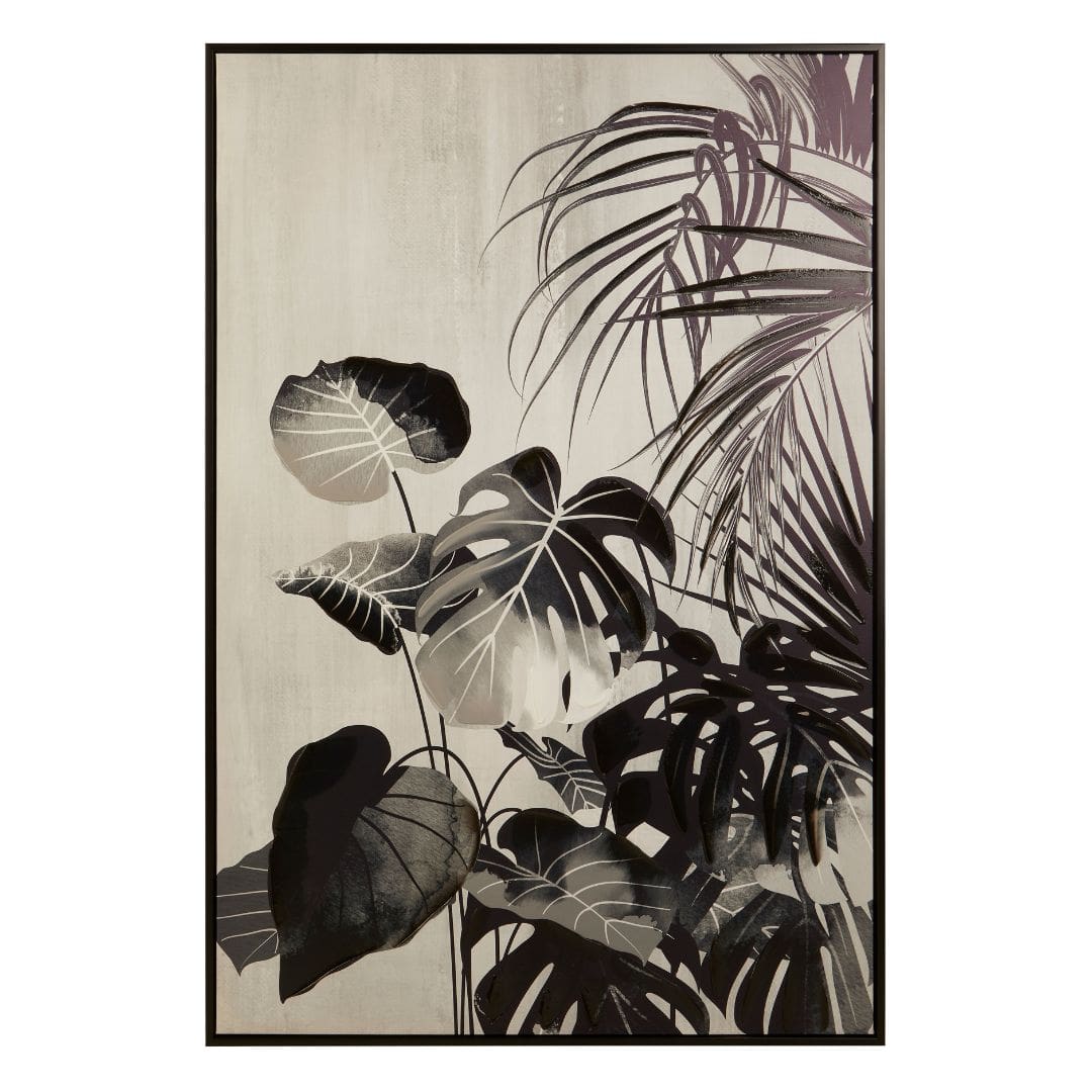 Astratto Botanical Landscape Wall Art - Monochromatic Home Decor