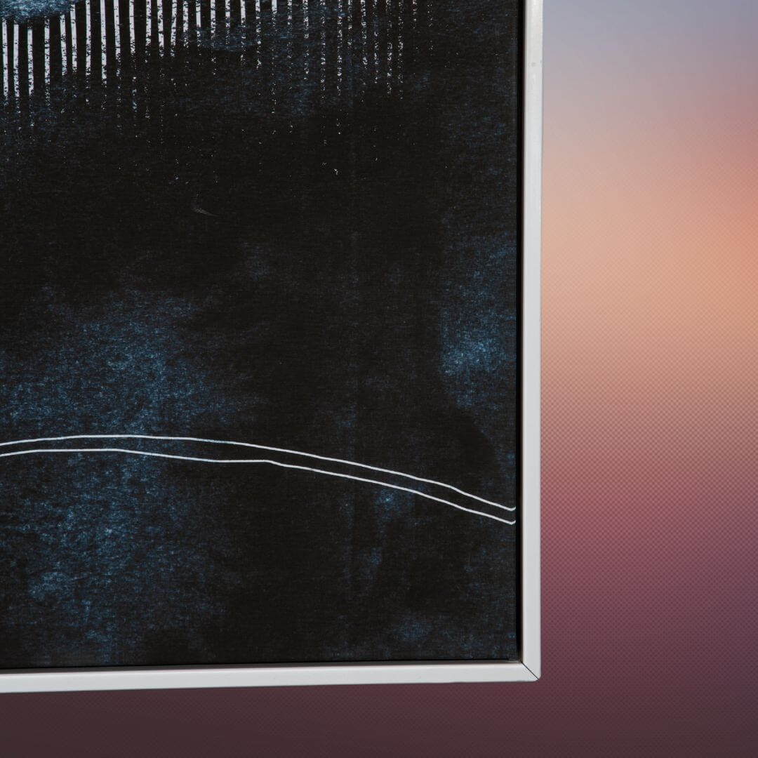 Astratto Blue And Gold Wall Art