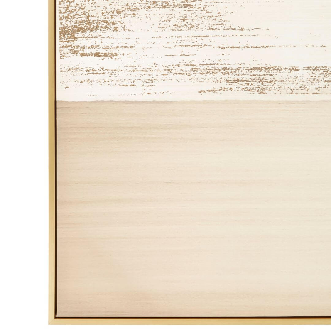 Astratto Canvas Gold and Grey Foil Wall Art