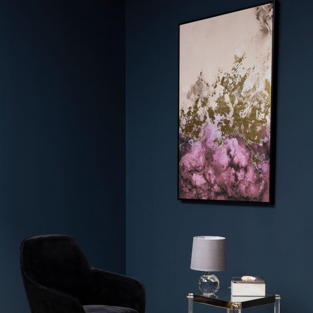 Astratto Cream And Mauve Wall Art