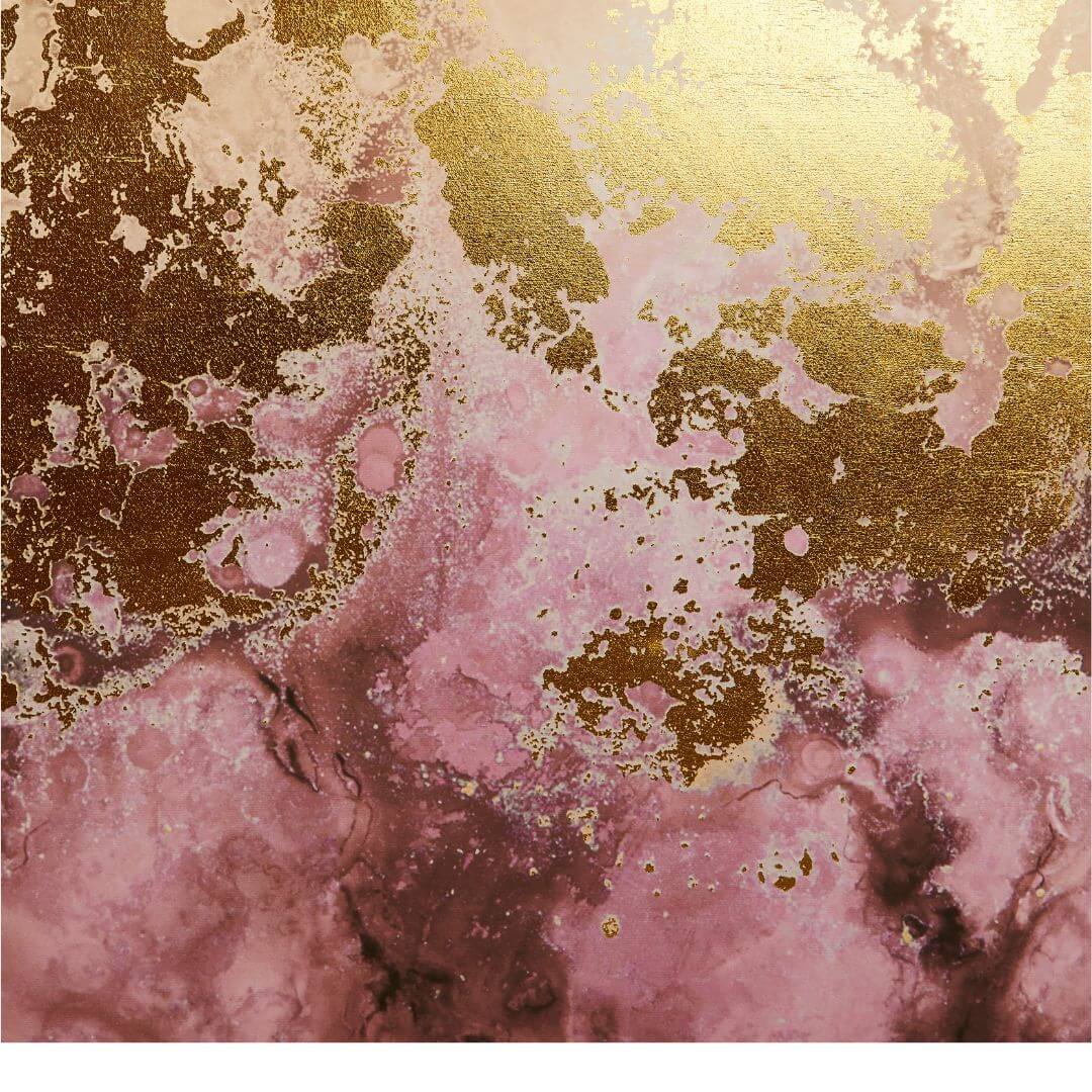 Astratto Cream And Mauve Wall Art