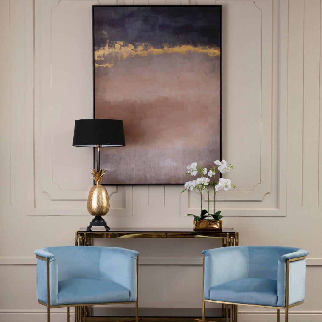 Astratto Pink and Purple Classic Wall Art