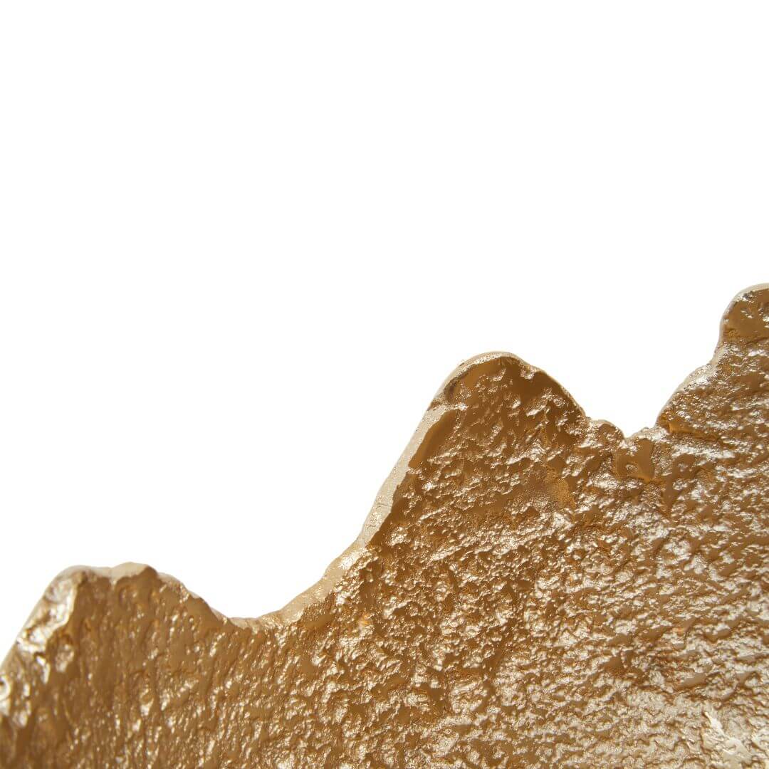 Large Elegant Two-Tone Silver & Gold Bowl - Luxurious Home Decor