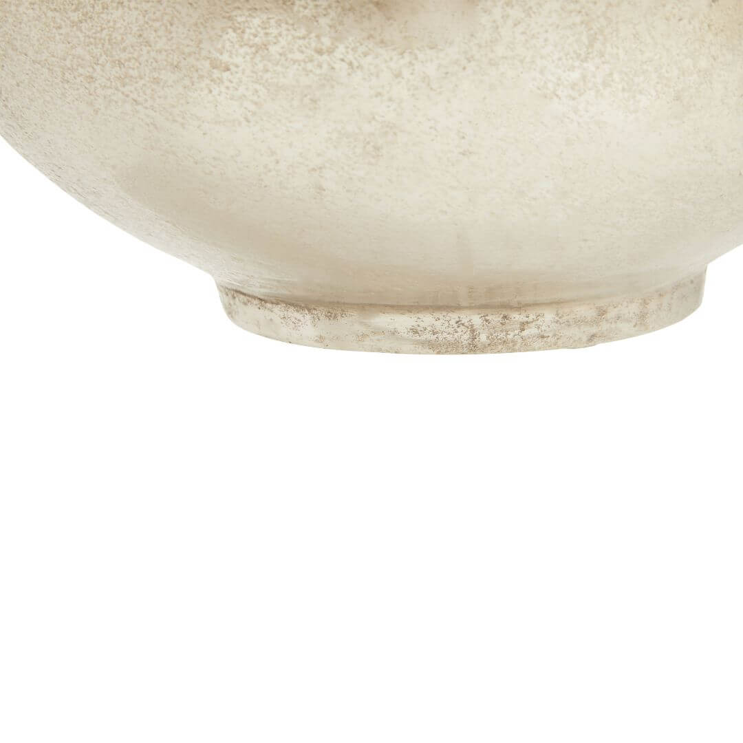 Large Elegant Two-Tone Silver & Gold Bowl - Luxurious Home Decor