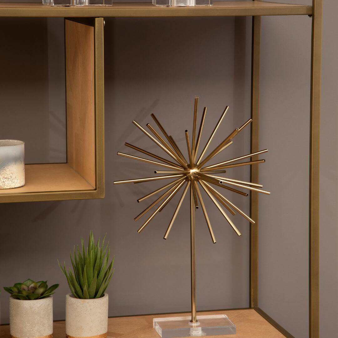 Sleek Minimalist Steel Frame Bookshelf - Stylish Storage Solution