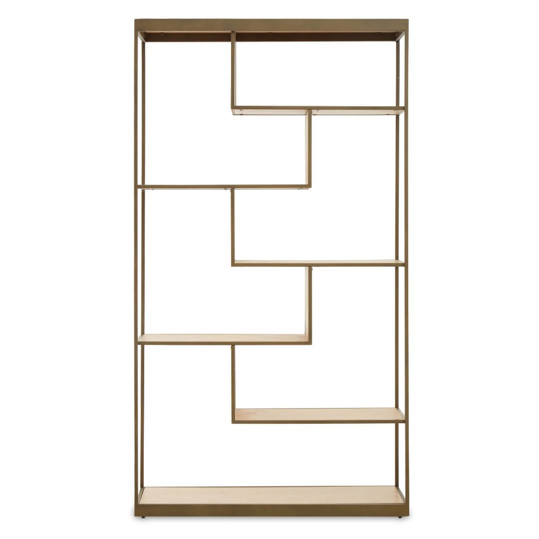 Sleek Minimalist Steel Frame Bookshelf - Stylish Storage Solution