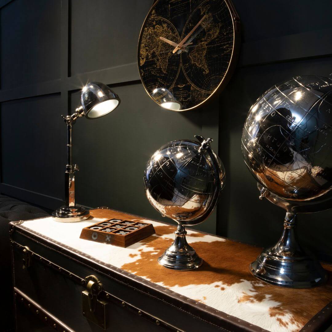 Chelsea Townhouse Stylish Brown and White Cowhide Cabinet