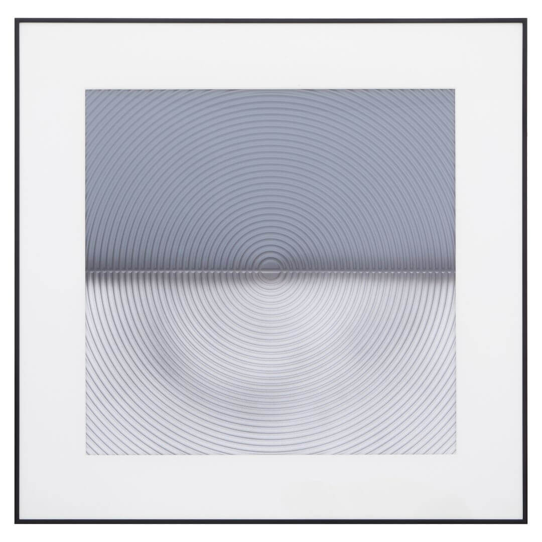 Contemporary Storm Grey & White Abstract Wall Art Decor