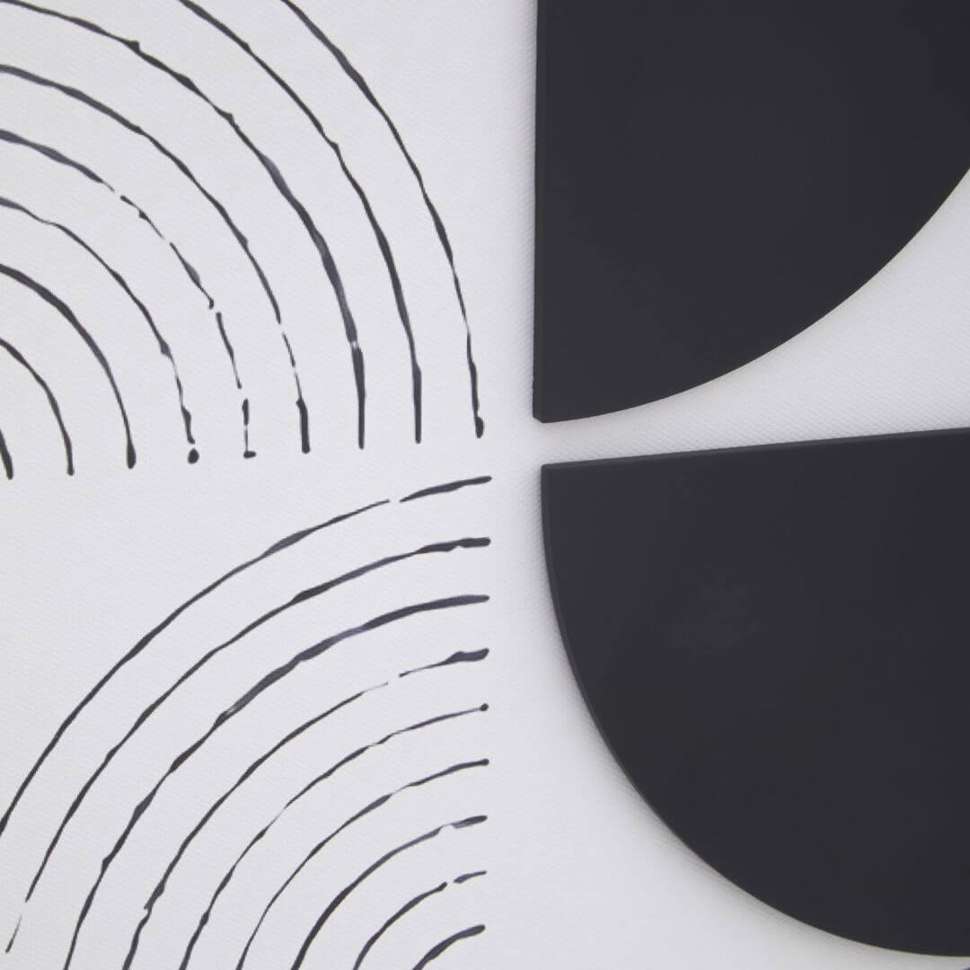 Contemporary Black and White Wall Art