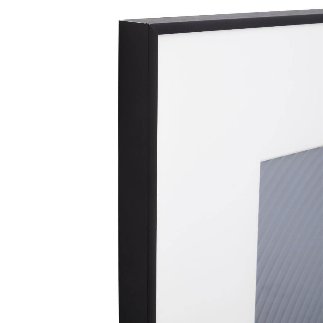 Contemporary Storm Grey & White Abstract Wall Art Decor