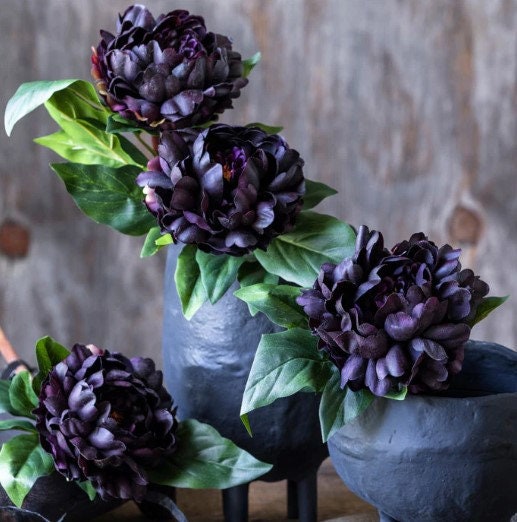 Luxury Purple Peony Stem