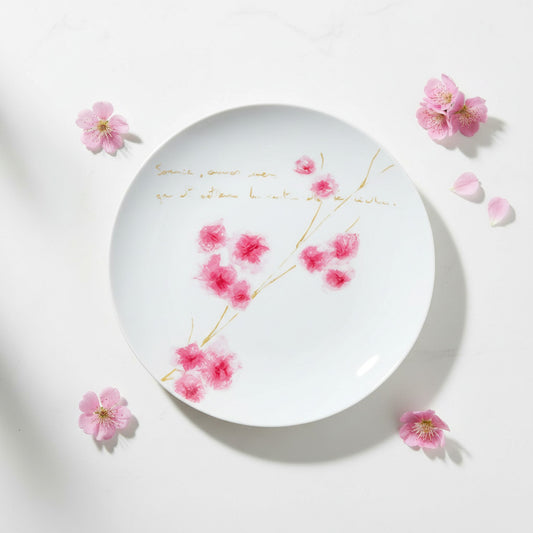 Vista Alegre Arigato Porcelain Soup Plate - Elegant White Floral Design