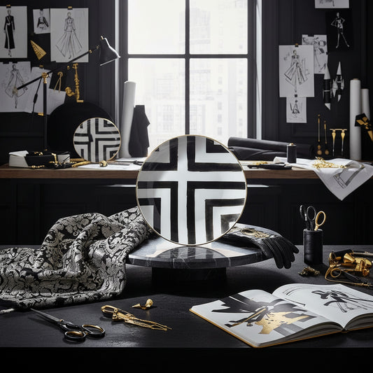 Vista Alegre & Christian Lacroix Sol Y Sombra Dessert Plate