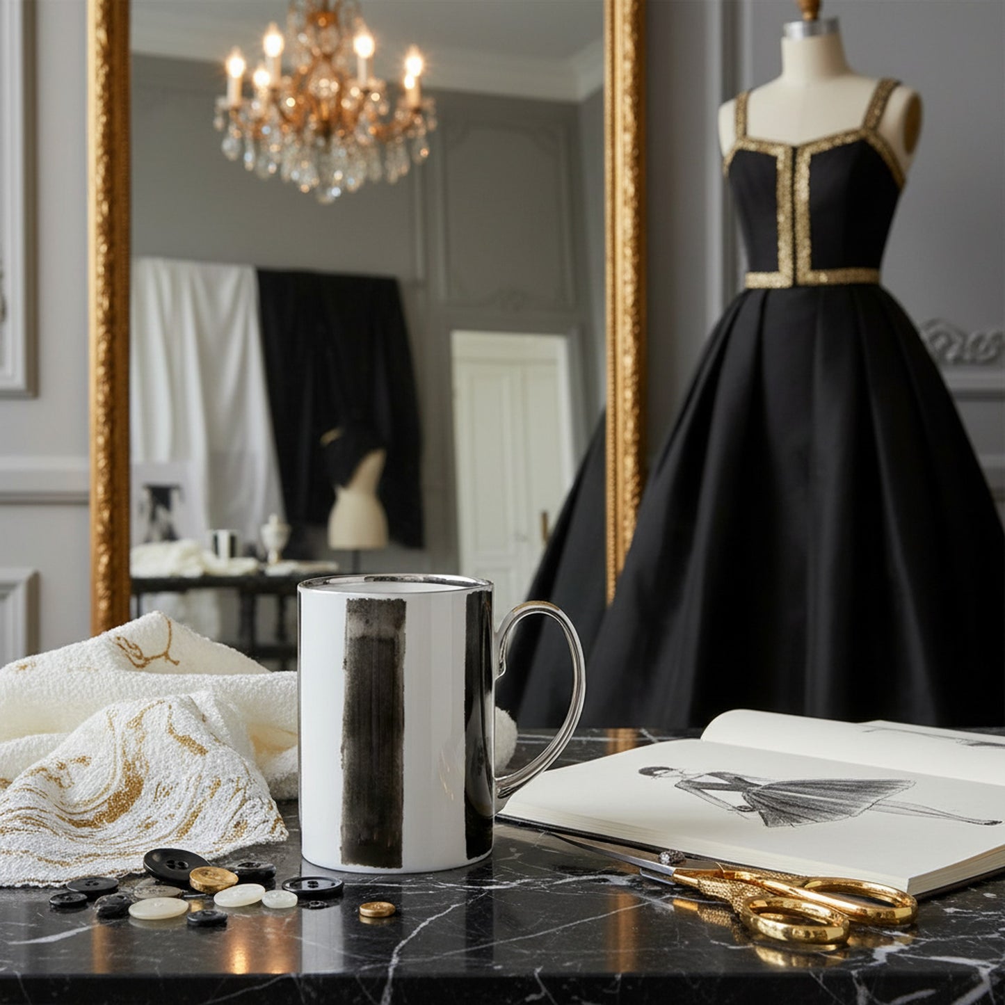 Christian Lacroix Sol Y Sombra Mug by Vista Alegre – Elegant Ceramic Design