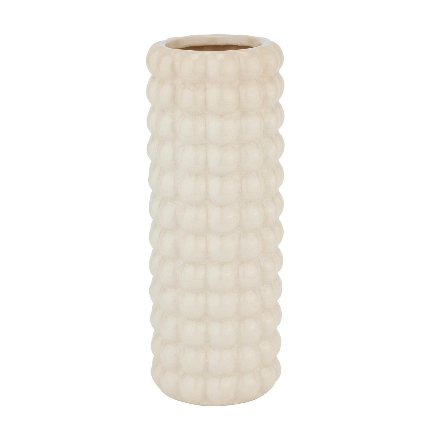 Elegant Cream Bubble Vase