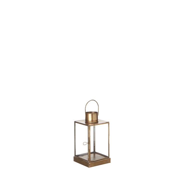 Small Antique Gold Lantern