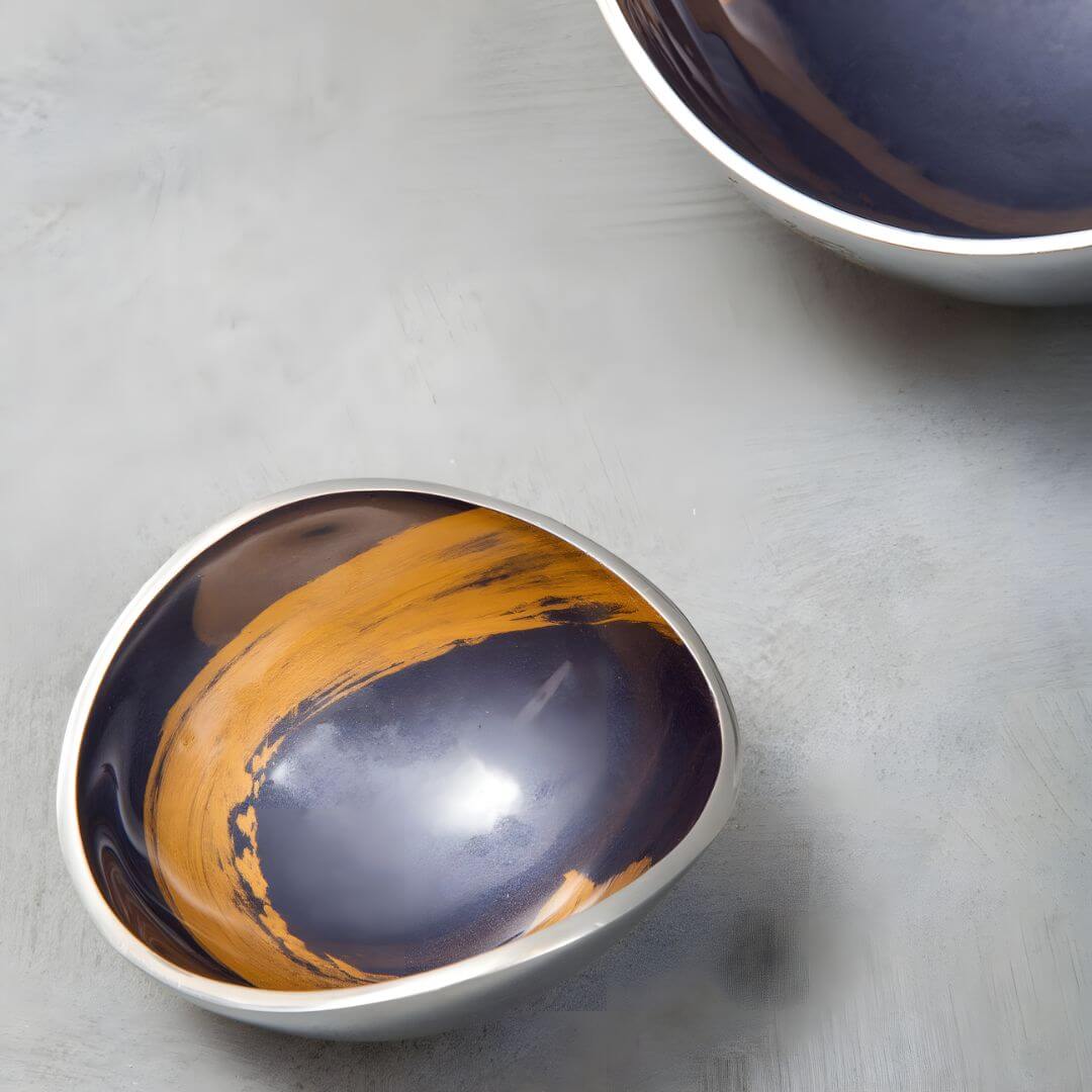 Stunning Set of Three Luxury Deco Bowls - Unique Gift Idea