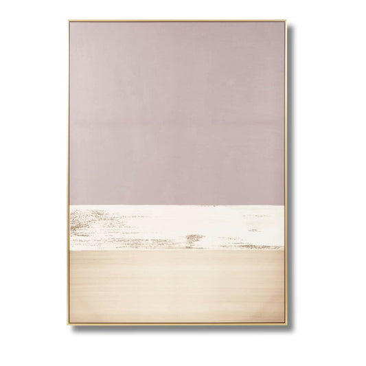 Astratto Canvas Gold and Grey Foil Wall Art