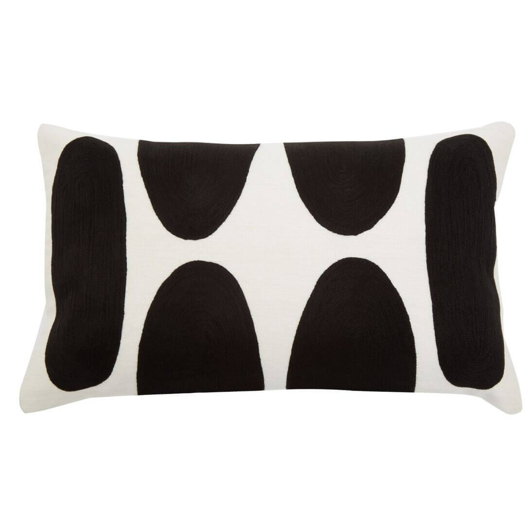 Monochrome Rectangular Cushion