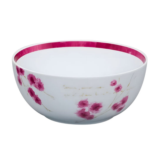 Elegant Porcelain Salad Bowl - Arigato Collection