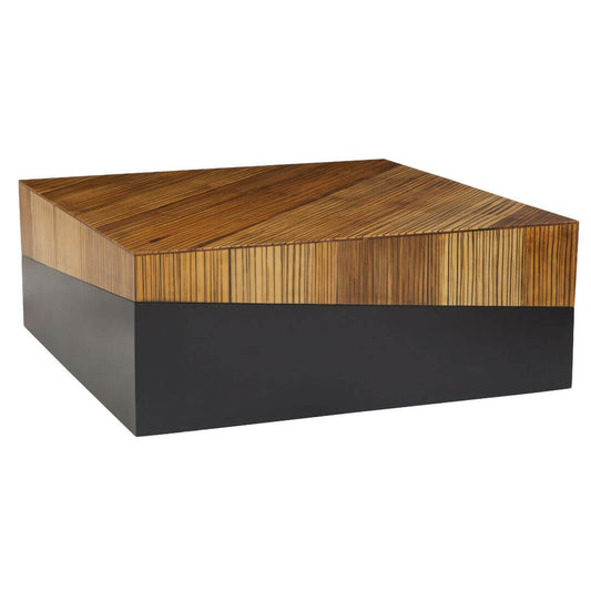 Stylish Bamboo & Ebony Coffee Table