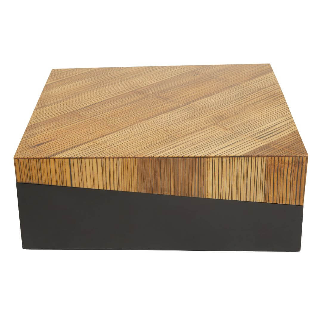 Stylish Bamboo & Ebony Coffee Table