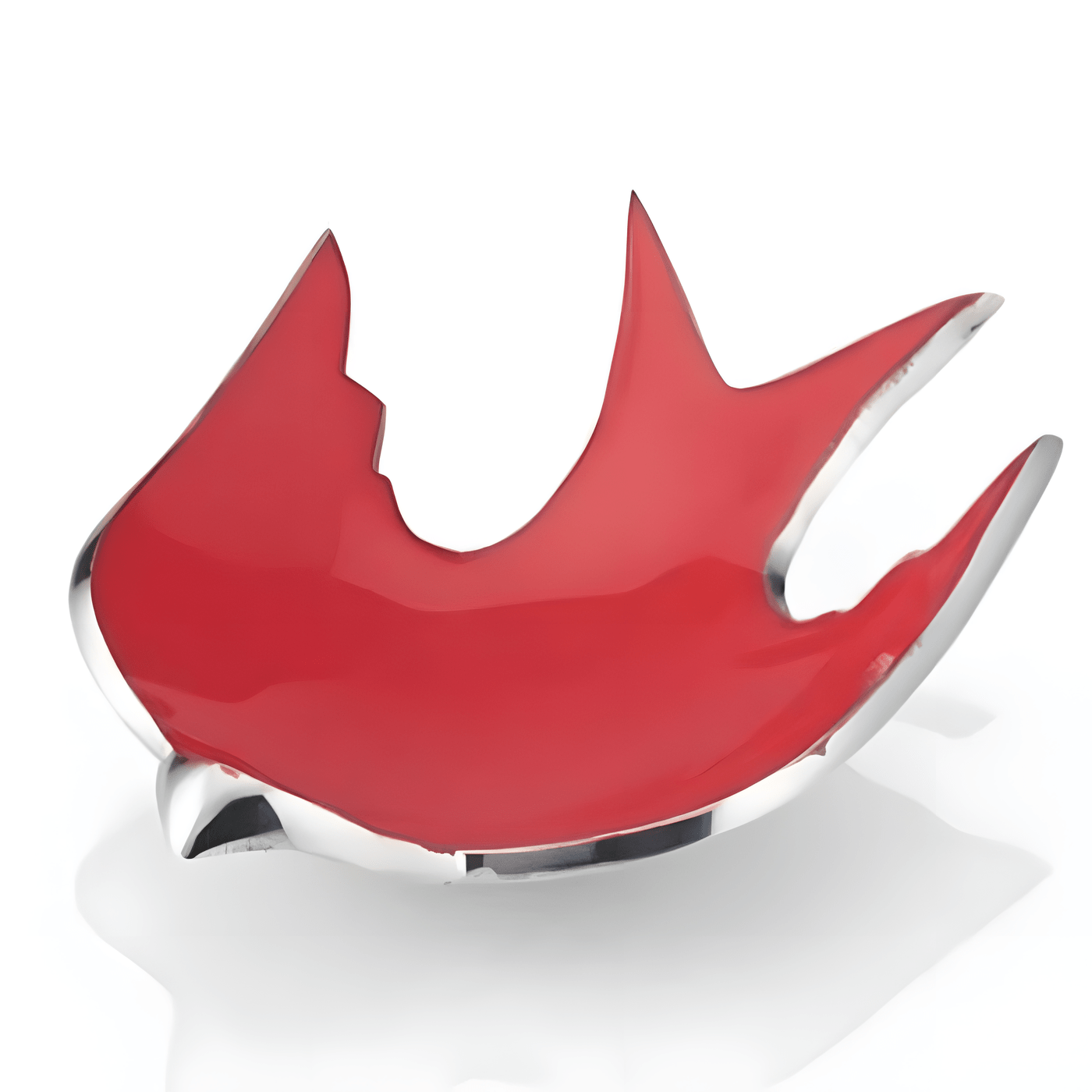 Nima Oberoi Lunares Dove Dish Crimson