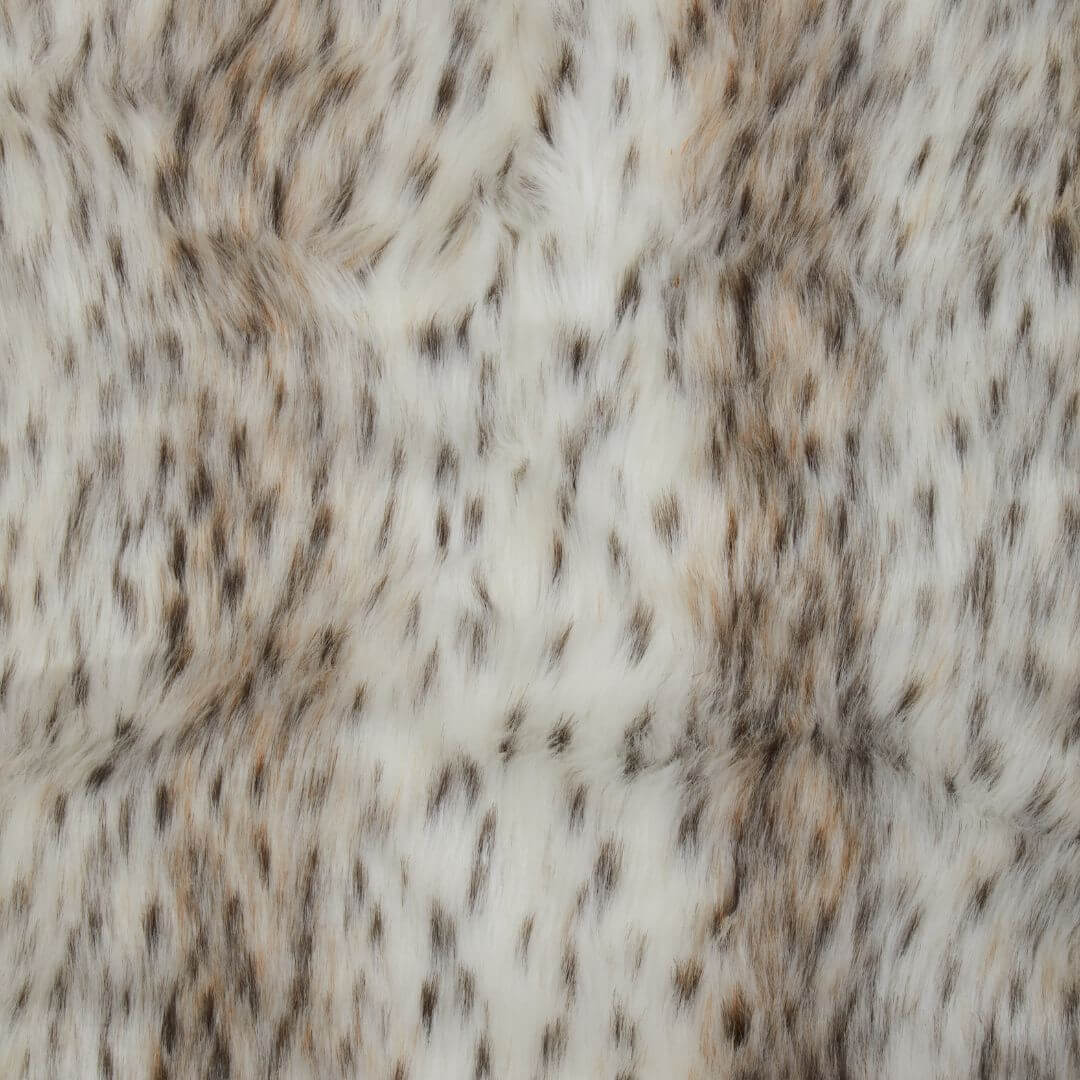 Elegant Animal Print Faux Fur Throw