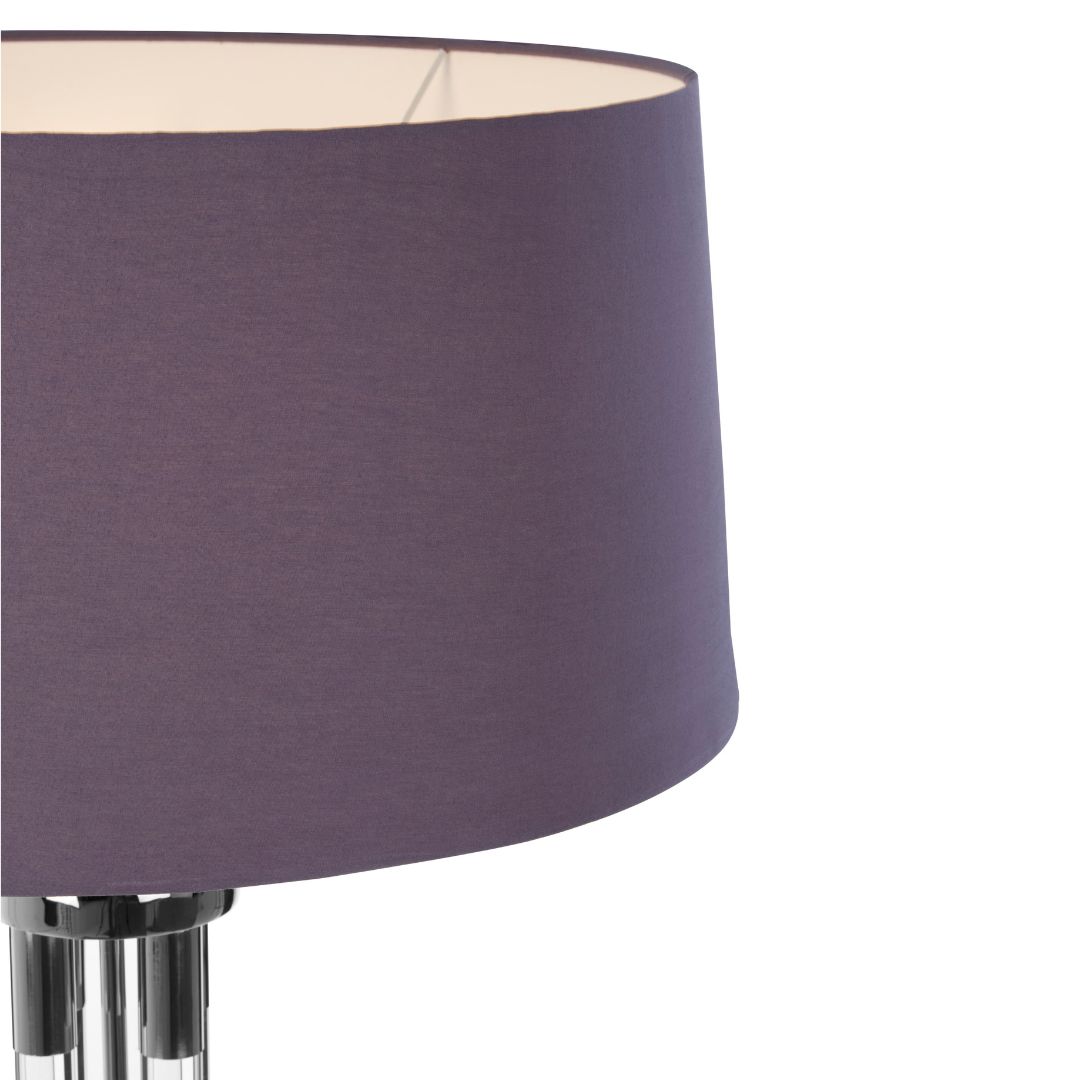 Sleek Modern Floor Lamp with Grey Shade