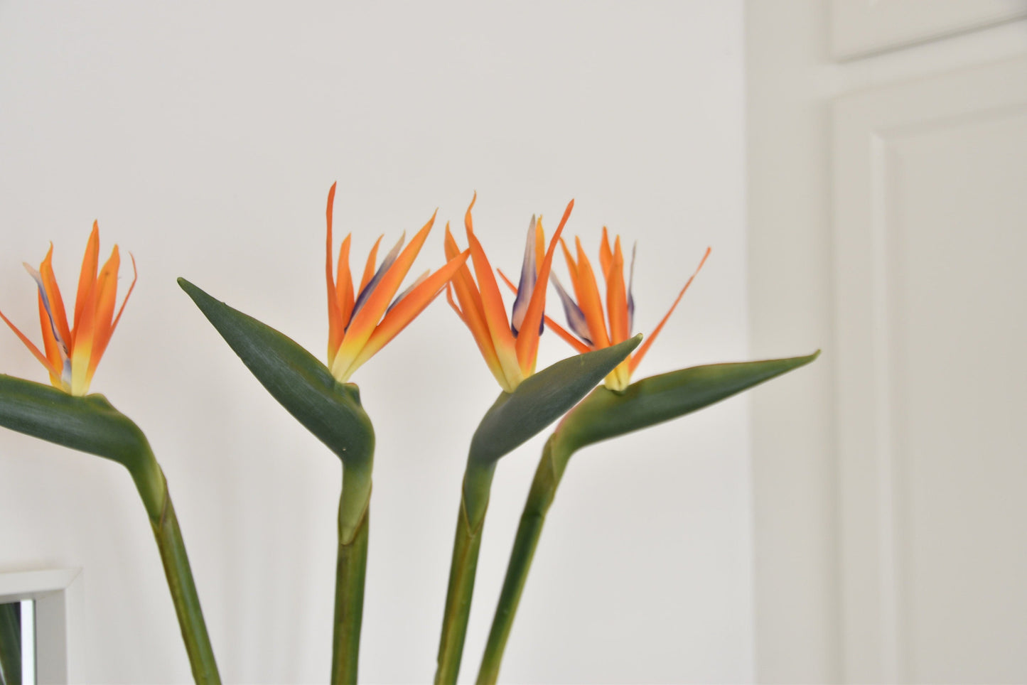 Elegant Faux Bird of Paradise Flower Stem