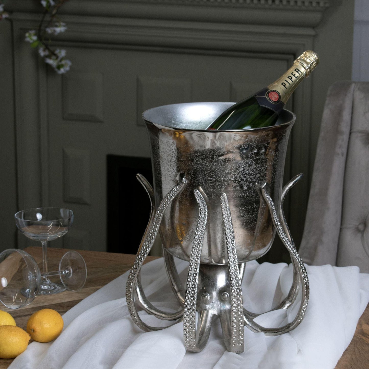 Elegant Octopus Wine Chiller Bucket