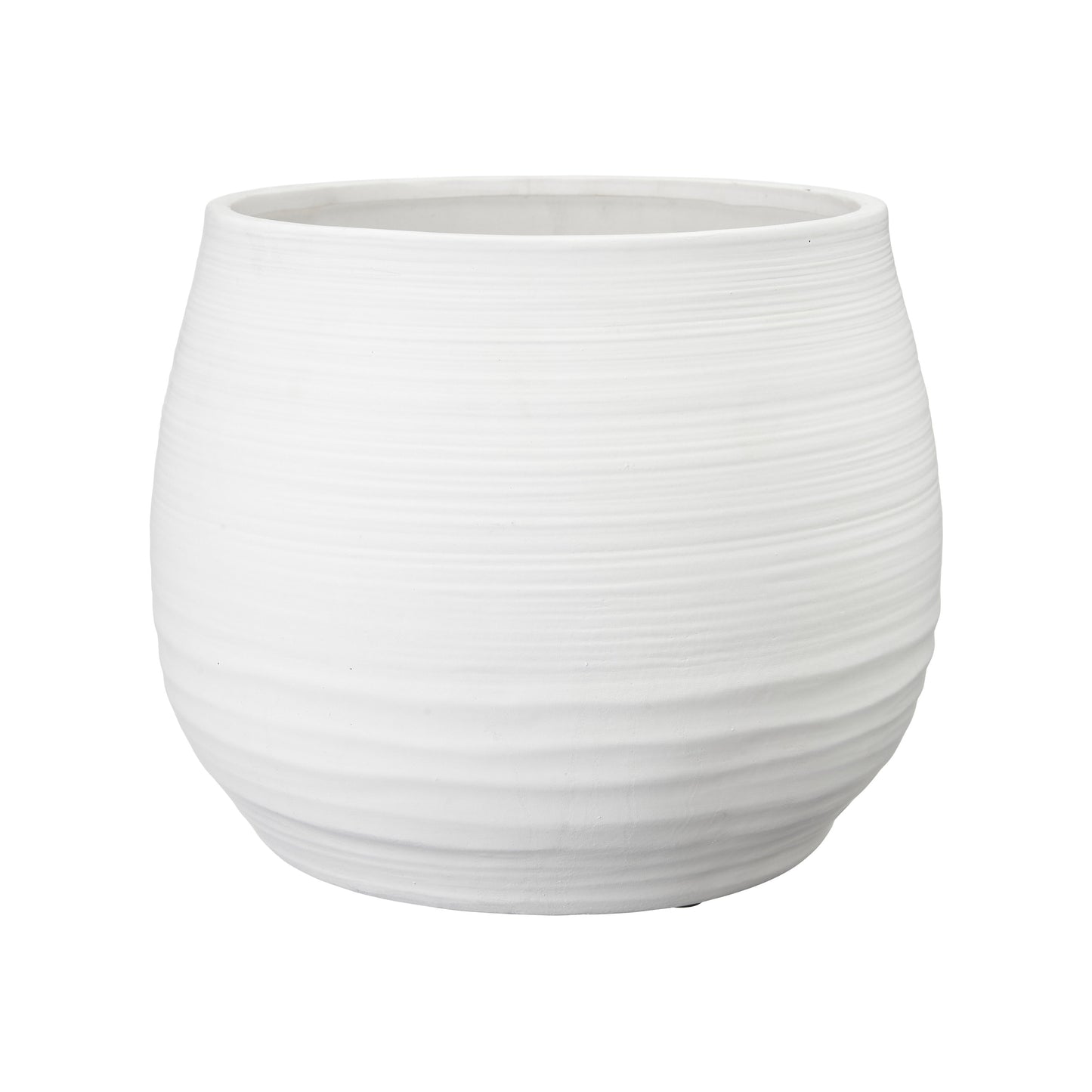 Ava White Matt Planter