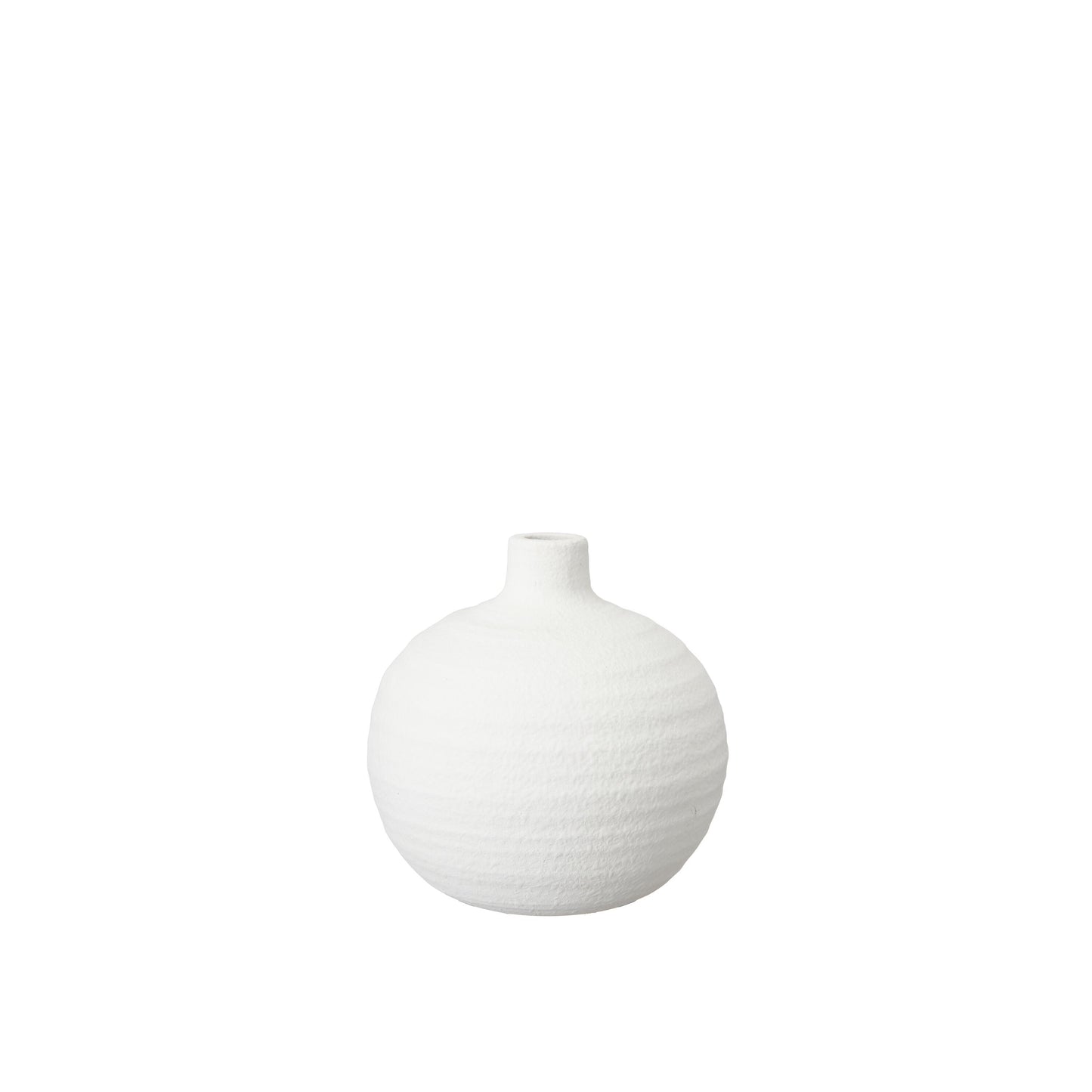 Minimalistic Small White Ceramic Vase