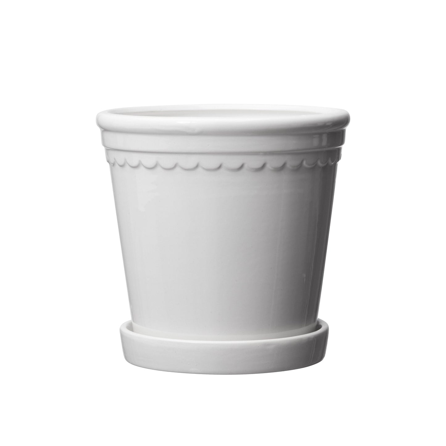 Set of 2 Modern White Planters