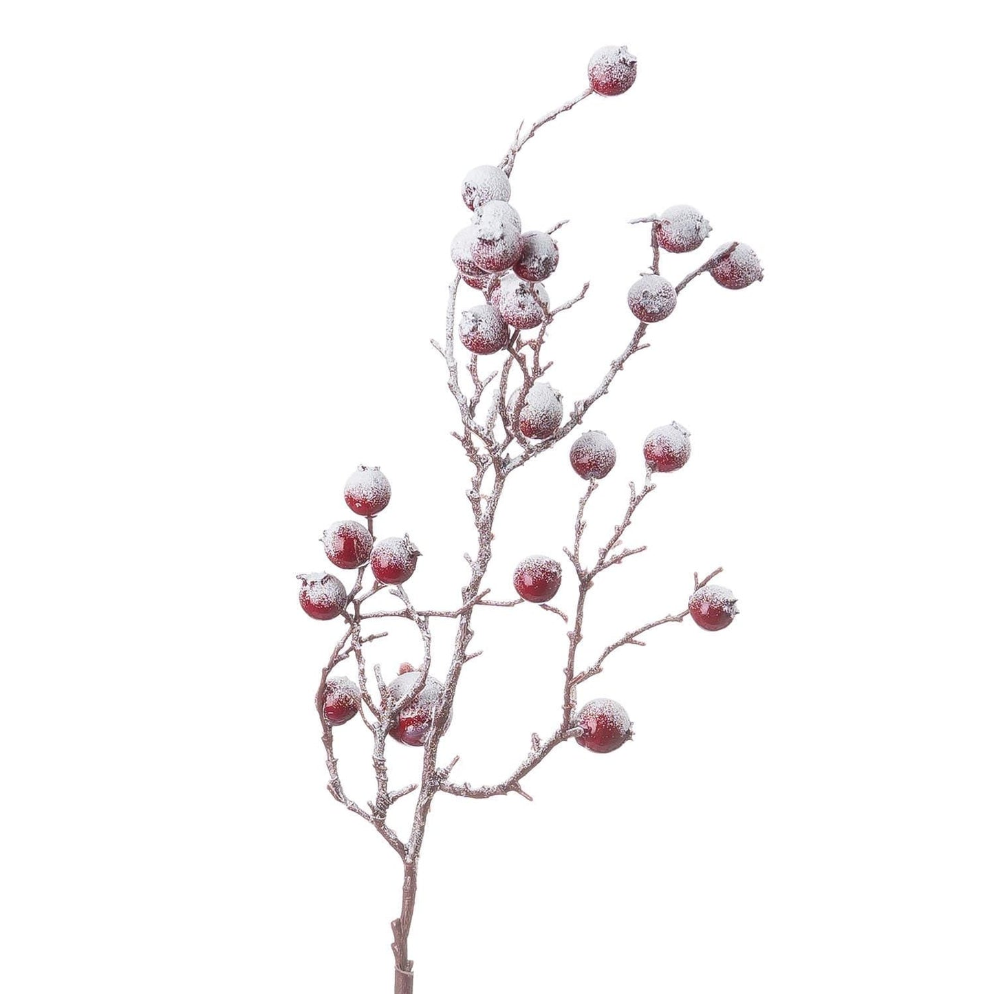 Set of 4 Bold Red Winter Berry Stems