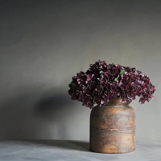 Elegant Purple Hydrangea Stem